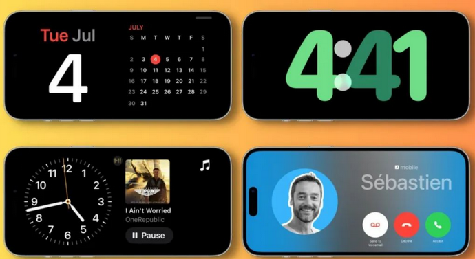 巩留苹果手机维修分享iOS17横屏充电待机显示有什么好处 