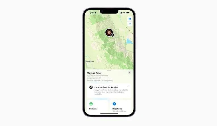 巩留苹果14维修分享iPhone14系列中 FindMy功能通过卫星分享位置方法教程 